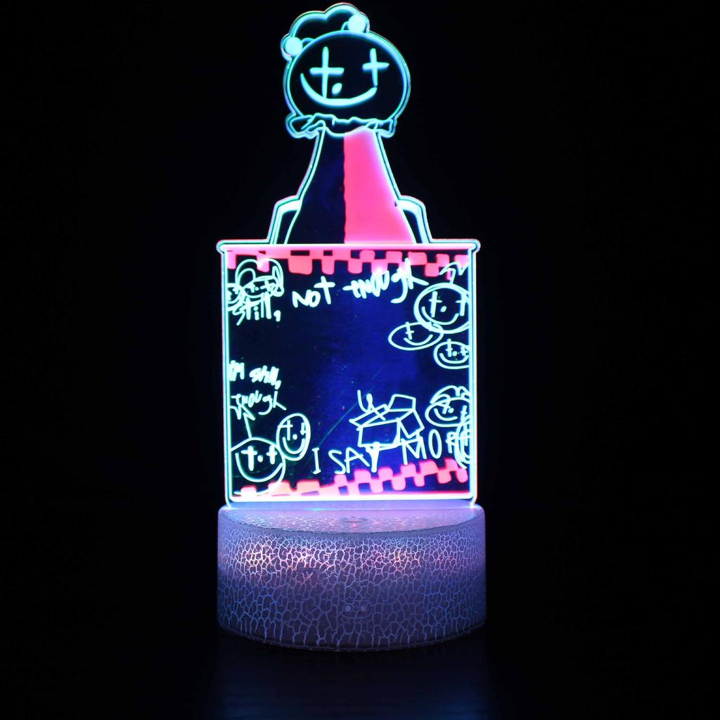 Music Taylor Guitar Music Note Earphones Series Ambient Light Usb Colorful Rgb Night Light Small Desk Lamp