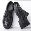 Autumn New Men's Leather Shoes Oversized High Quality Niche Design Casual Business Formal Wedding Shoes