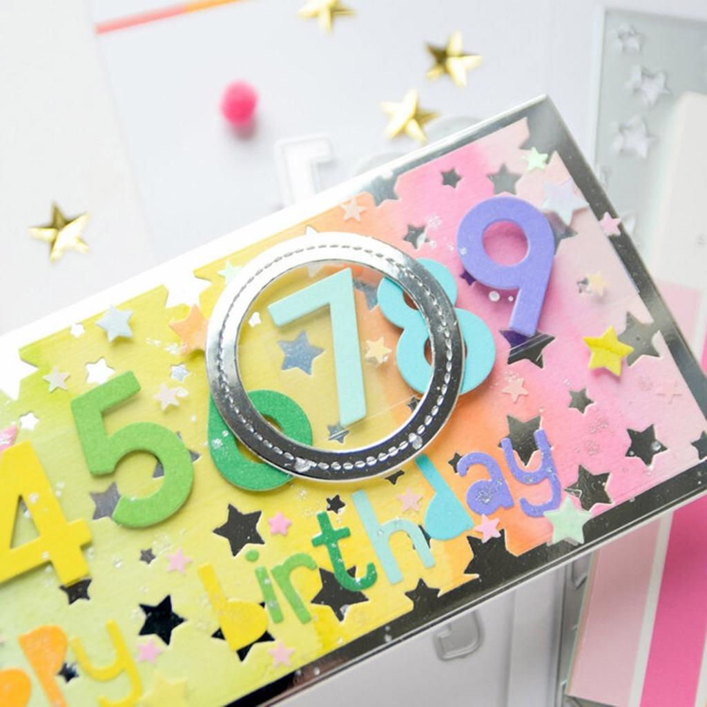 Stars Background Cutting Dies Metal Die Cuts Embossing Templates Molds Cuts Stencils for Scrapbooking Album Decoration
