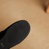 Fashion Women's new leather cow suede metal accessory belt buckle round toe low heel Mary Jane shoes fashionable casual single shoes