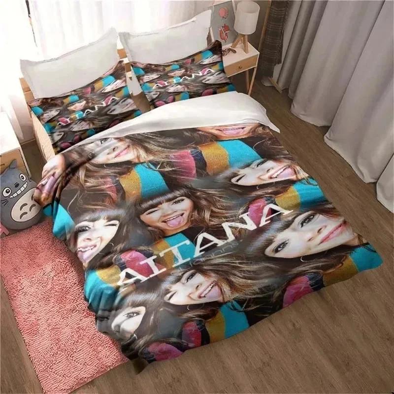 Aitana Ocana Printed Bed Set Duvet Cover Pillowcase Bedding Set Bed Linen Sheet Quilt Cover Full Queen King Size