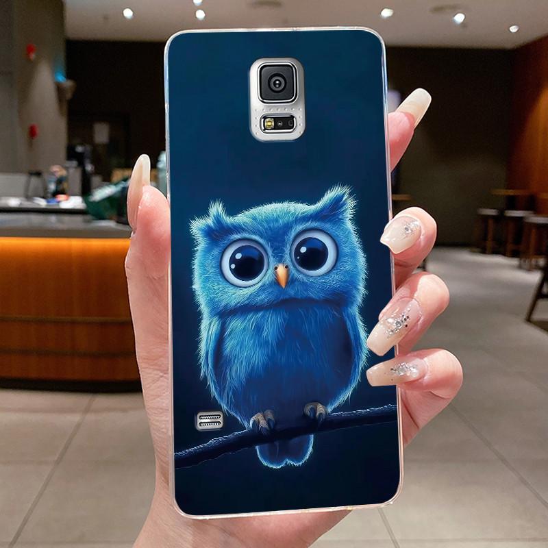 Casing For Samsung Galaxy Note 4 Note 3 Luxury Dragon Cute Cool Boys Girls Soft silicone Phone Case Back Cover Transparent Shell