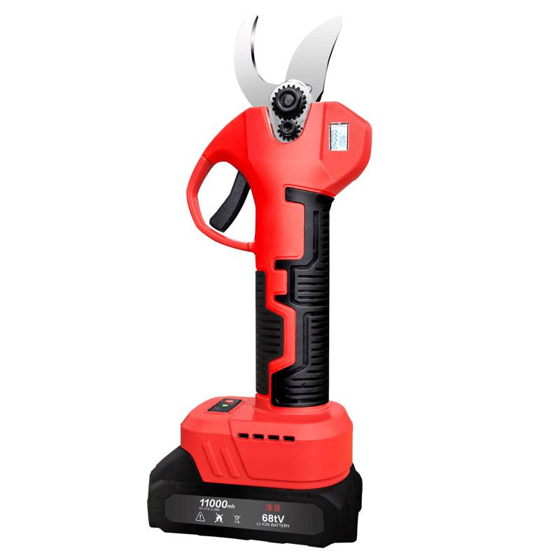 SMVP Cordless Electric Pruning Shears with Extension Pole CN Plug (adapter Included)