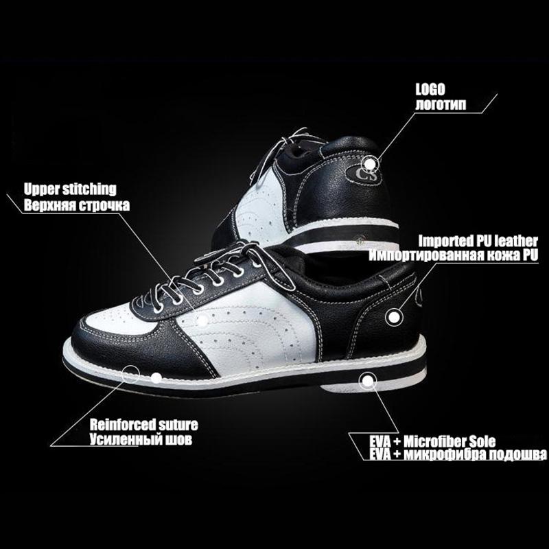 2025 Unisex Profession House Bowling Shoes Breathable Comfortable Anti Slip Broken Leak Picking Suitable Bowling Alley