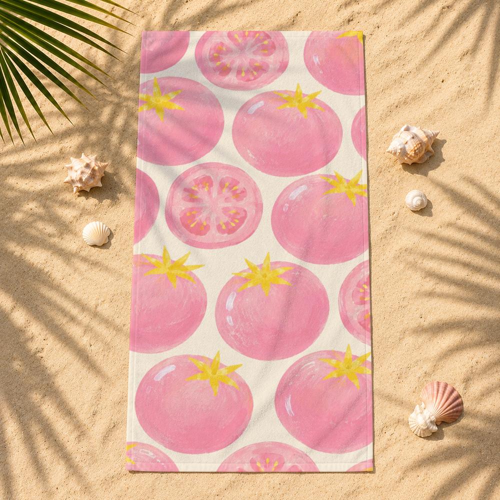 Summer Fruits Towel Five-Star Hotel Quality Eco-Friendly Ultra Soft Thick Towels & Beach Towels Gym Shower