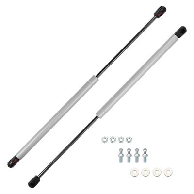 Motoforti Universal Lift Support Struts, 20"/500mm, 20lb/90N/9kg, Silver Tone, Set of 2