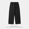 Men's Spring Summer Lightweight Cool Feeling Ice Silk Trousers Loose Casual All Match Solid Drawstring Straight Leg Long Pants