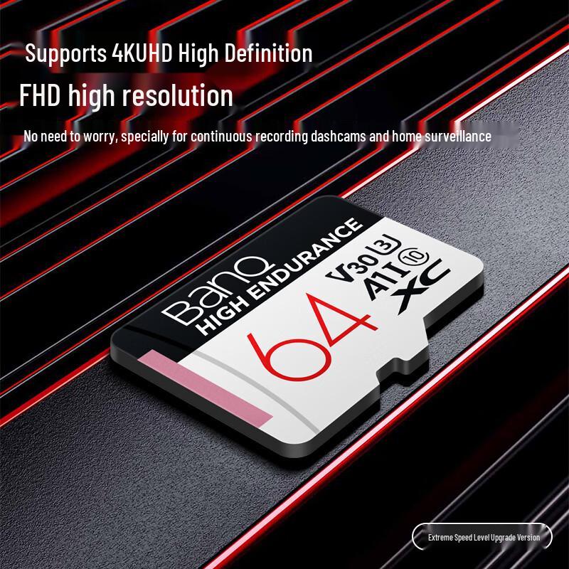Scheda MicroSD Banq 64GB A1 U3 V30 4K