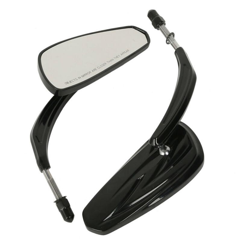 Motorcycle 8mm Rear View Mirrors For Harley Sportster XL Softail Touring Road King Road Glide Electra Glide