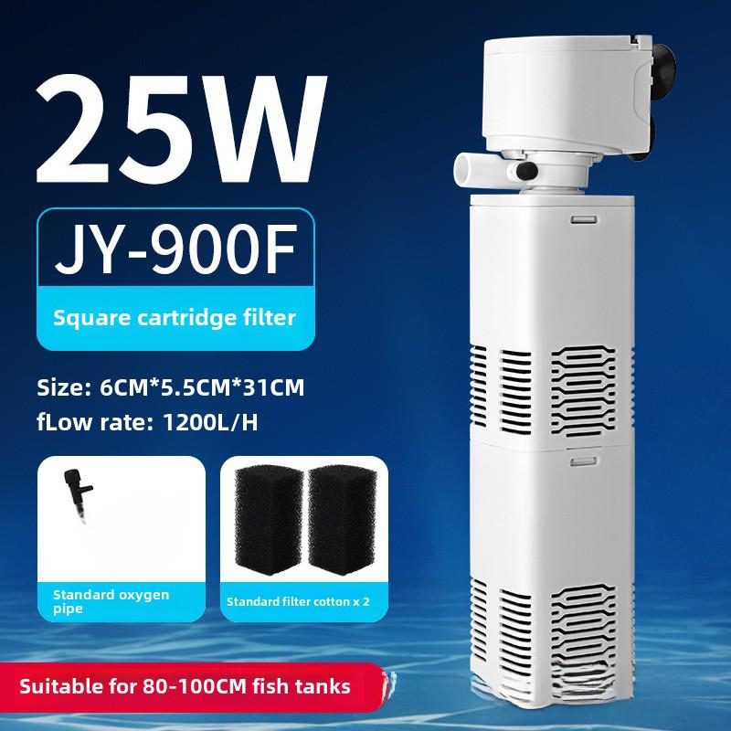 Pompe de filtration d'aquarium 3 en 1: Système silencieux de circulation et d'oxygène pour aquarium