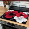 1Pcs Rubber Drying Mat With Floral Print For Coffee Shop Restaurant Kitchen Carpet Tableware Durable Diatom Mud Table Mat Pet Mat Coffeeware