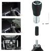 Lunsom PU Shift Knob Car 5 Speed Shift Knob General Auto Manual Car (Red Stitching)
