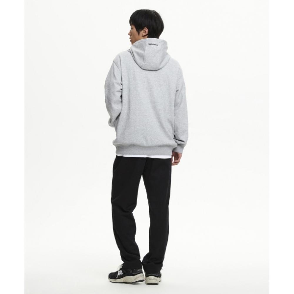 New Balance Nbn0f11203 Uni Essential Small Logo Hoodie Grau