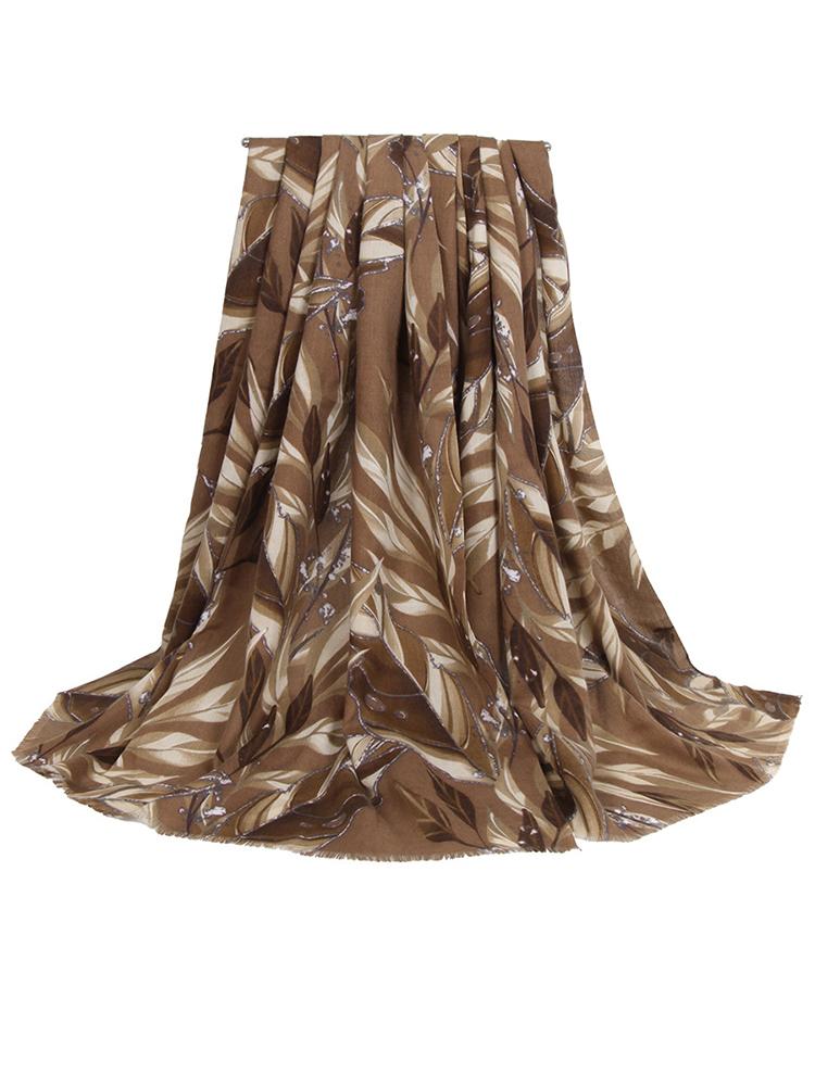 Women Winter Elegant Knitted Scarf Headscarf Casual Retro Print Soft Warm Scarve Lady Mujer Foulard Bandana Long Wrap Shawl New
