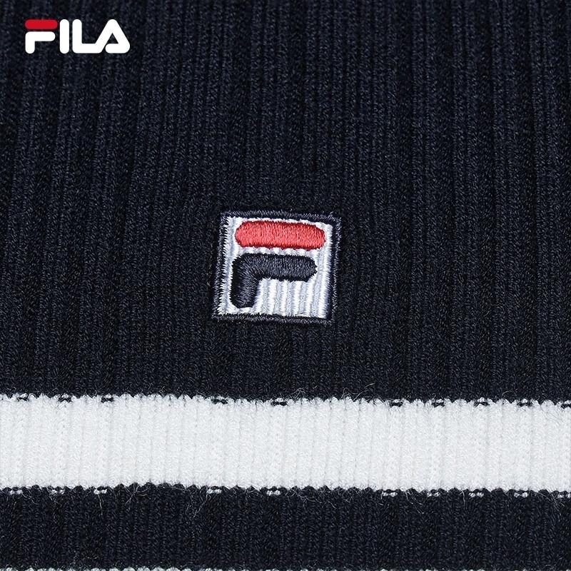 FILA Women's 2025 Winter Slim-Fit Knit Sweater Dress