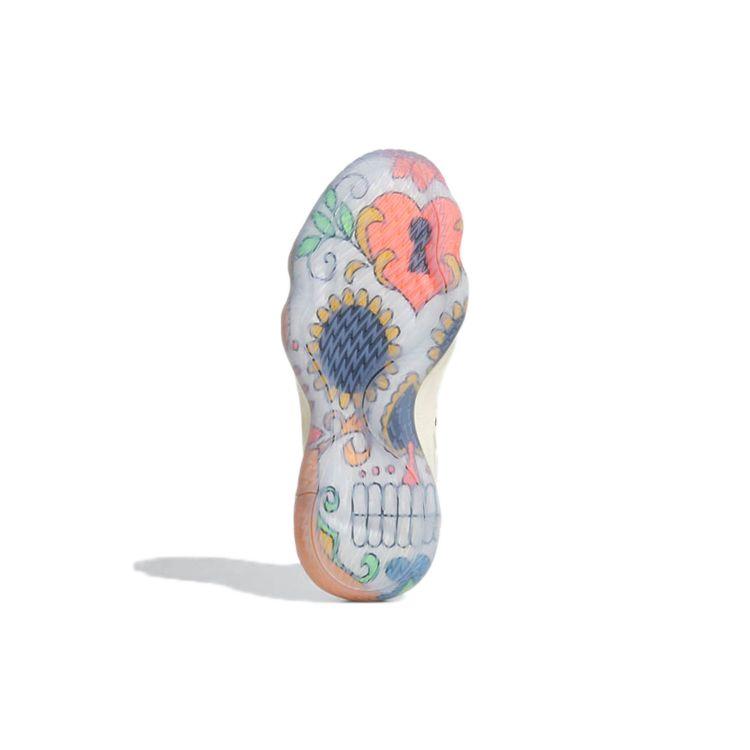 Adidas Dame 7 EXTPLY Day of The Dead Men Sneakers White Tennessee-Orange Core-Black GW3832