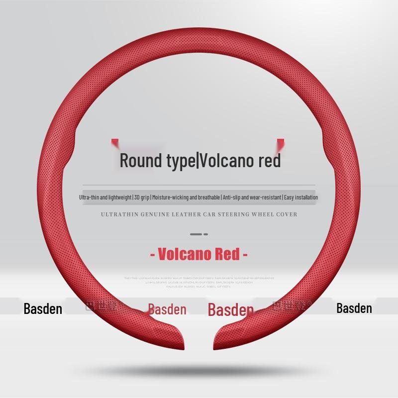 MG6 Genuine Leather Steering Wheel Cover for MG7 MG6 MG4EV MG5 ZS Scorpio