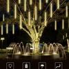 LED Meteor Shower String Lights - Outdoor Christmas Decoration, Colorful Festival Atmosphere Running Lights