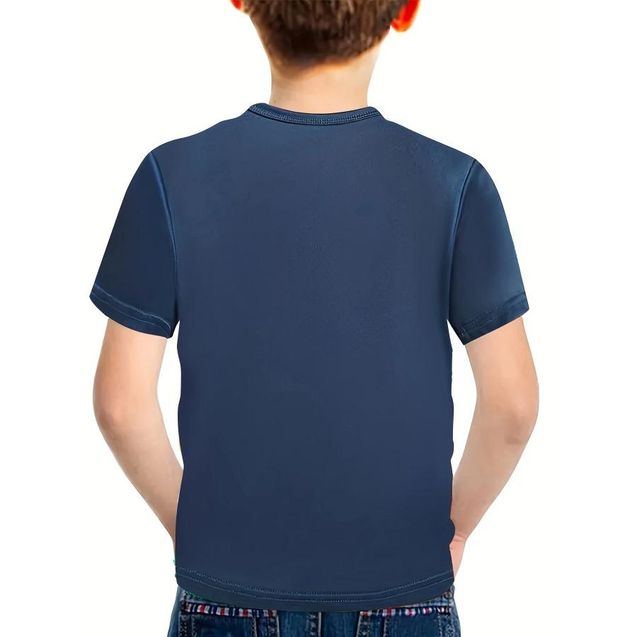 Pirate 3D Printed Kids T-shirt Top for Boys and Girls Summer Fashion Short Sleeved T-shirt Men Street Comfortable T-shirt