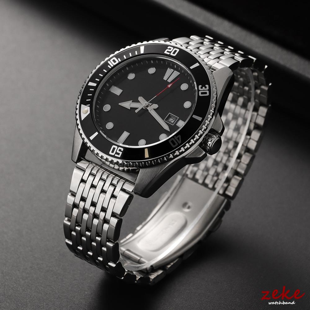 Stal nierdzewna Bransoleta do zegarka Składane zapięcie Pasek 18mm 20mm 22mm Pasek do zegarka dla Omega Czarny Złoty Srebrny Uniwersalny Męski Damski Pasek