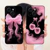 Daisy Bow Pattern Butterfly Flower Cherry Back Cover For iPhone 14 Pro Max Phone Case Soft Silicone Casing On iPhone14 14Plus