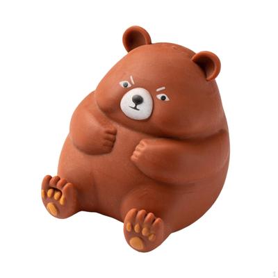 Cartoon Slow Relaxing Toy Novelty Squeezing for Adults Goodie Bag Filler Brown