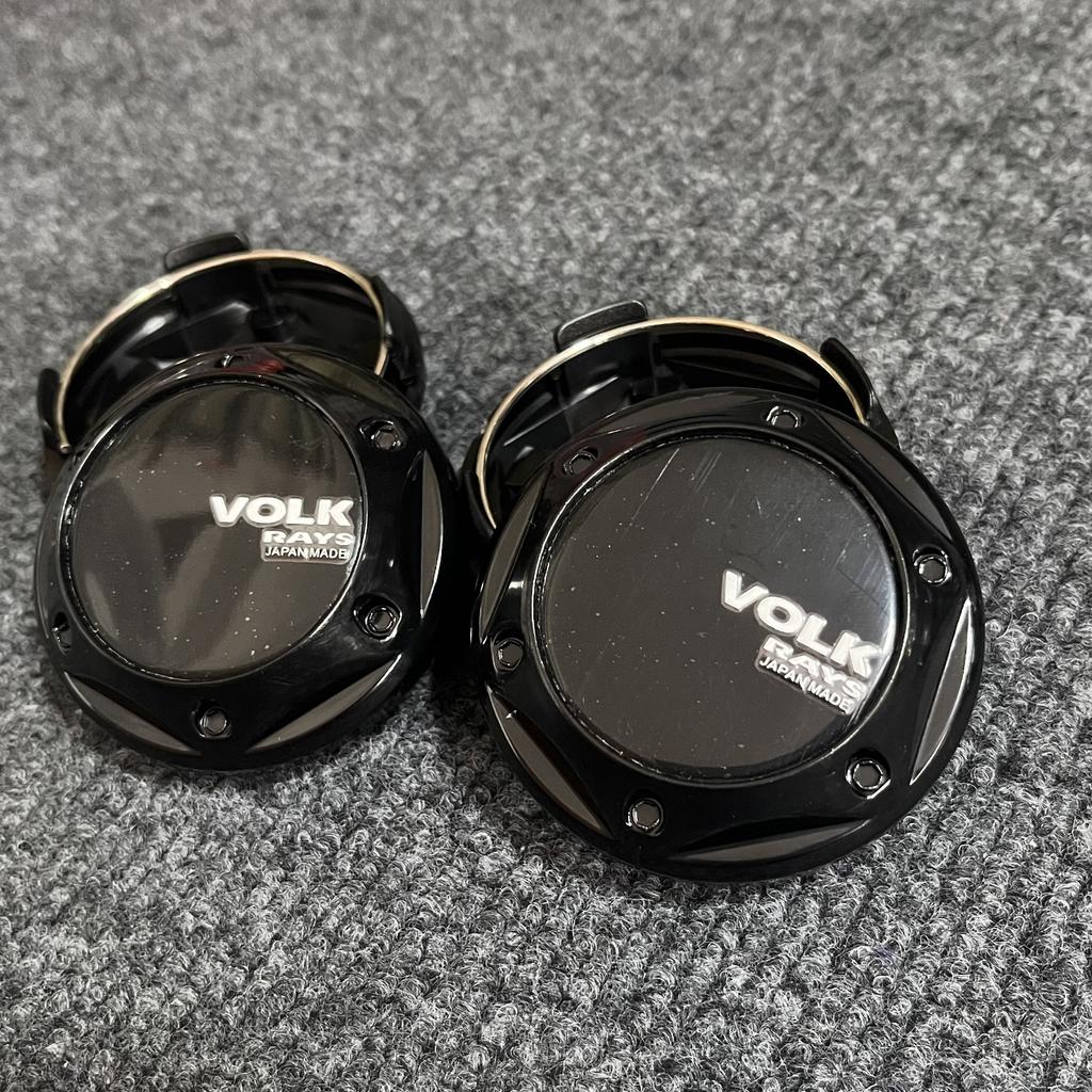 4pcs/Lot 68mm Car Wheel Hub Center Caps Flower High Caps Fit 45mm Volk Rays Racing Emblem Badge Stickers Car Styling Accessories
