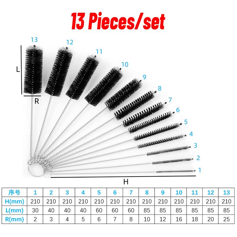 Pipe Cleaning Brush Valve Carbon Deposition Clean Universal Teapot Nozzle Straws Clean Brushes Car Cleaning Tool Car Accessories