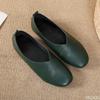 Scarpe Piatte in Vera Pelle 2025 Donna Mocassini in Pelle Cuciti a Mano Pelle di Mucca Flessibili Molla Scarpe Casual Scarpe Piatte Donna Scarpe Donna