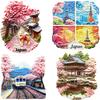 Japan Fridge Magnets Message Board Decorative Asia Travel Souvenir Tokyo Mount Fuji Refrigerator Sticker Home Decor Gifts