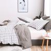 Luxury 400TC Cotton Flat Sheet Sets King Size Bedding with Wedding Pillowcase Design Comforter Set for Full Beds
