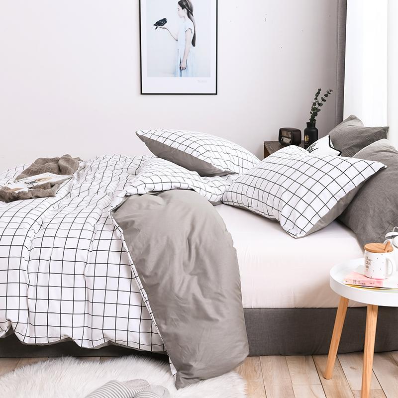 Luxury 400TC Cotton Flat Sheet Sets King Size Bedding with Wedding Pillowcase Design Comforter Set for Full Beds