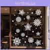 Snowflake Festive Static Pvc Window Decals Christmas Gift Wrap Decoration