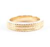 Excellent Loree Rodkin Ring 1P Diamond Plain Band with Grooved Edge Ring 18K Used