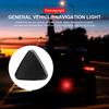 Car Rear Stop Tail Lamp Triangle Style Warning Tailer Lights Auto Tail Warning Brake Signal Lamp Rear Tail Light for Car Warning