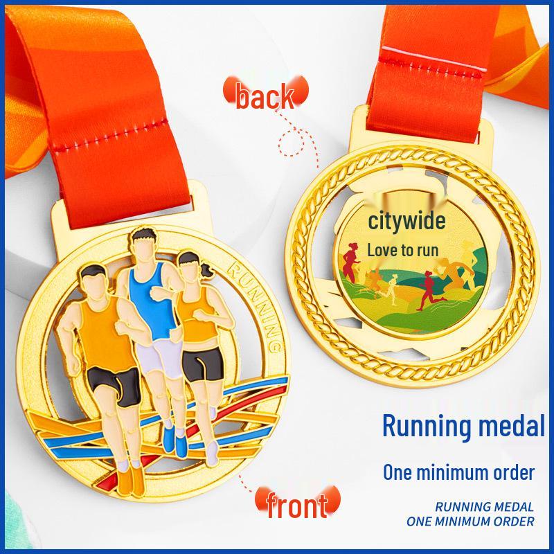 Custom Marathon Medals: Track & Field Sports Meet Award Plaques & Souvenir Cups