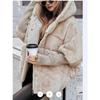 European and American TEMU hot sale autumn and winter women's loose new splicing cotton jacket