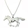 European & American Decorative Alloy Horse Necklace - Women's Versatile Long Sweater Chain, Korean-Style Accessories.