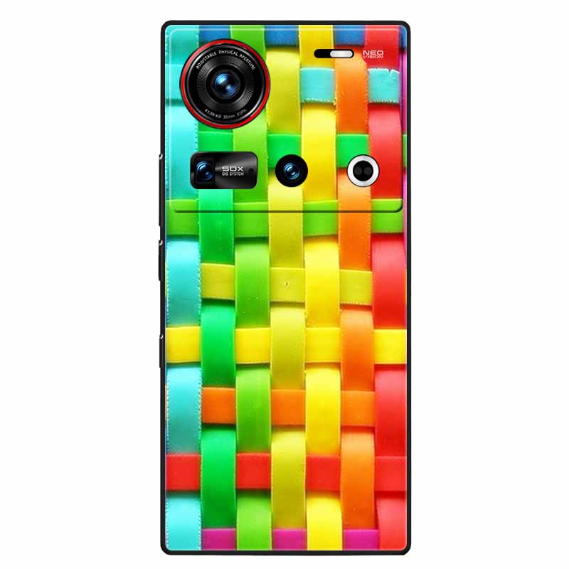 For ZTE Nubia Z70 Ultra 5G Case 6.85'' Black Silicone TPU Soft Phone Cover for Nubia Z70 Ultra Protective Back Shells Z 70 Ultra