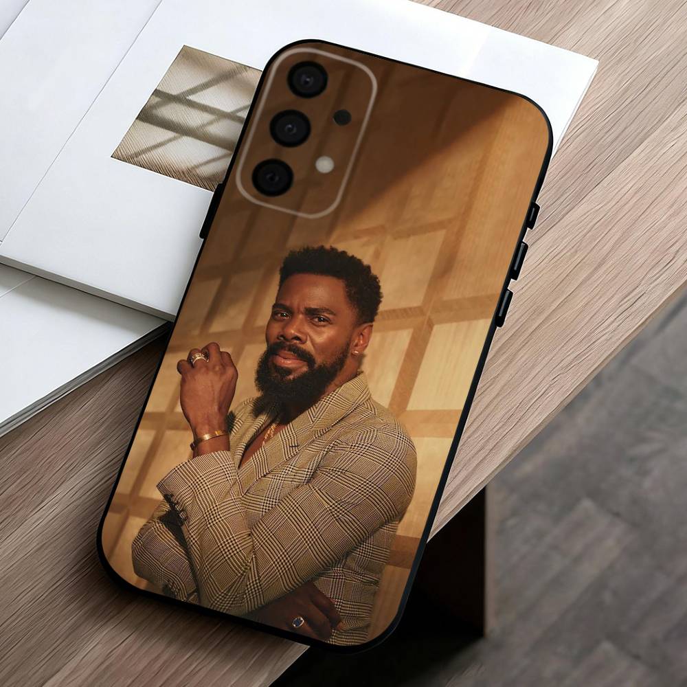 

1PC Actor C-Colman D-Domingo Phone Case For Samsung Galaxy A73,A72,A71,A70,A53,A52,A51,Soft Silicone Black Cover Samsung a21