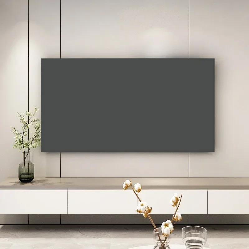 32/85 Inch TV Hood Dust-Proof Cover Solid Color Elastic Household LCD Dust Cover Dustproof and Sun Protection TV Dust Cloth