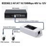 High Performances Ethernet POE Extender POE Repeaters 1 to 2Port 30W Ethernet Extender for IPCameras Plugs and Play