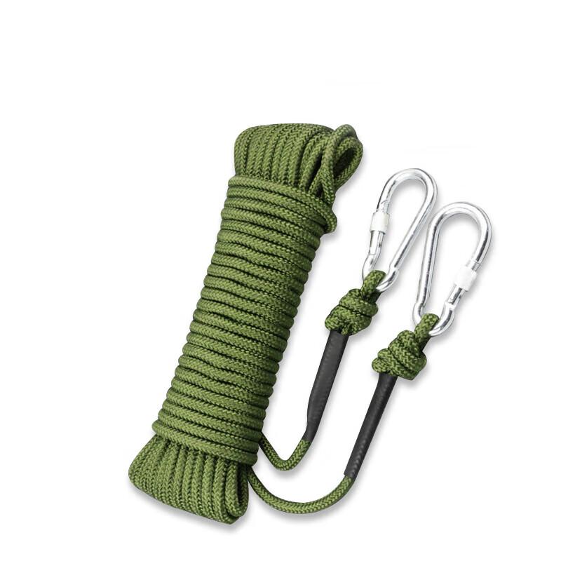 

Emergency Fire Escape and Rescue Rope with Steel Core Hook
