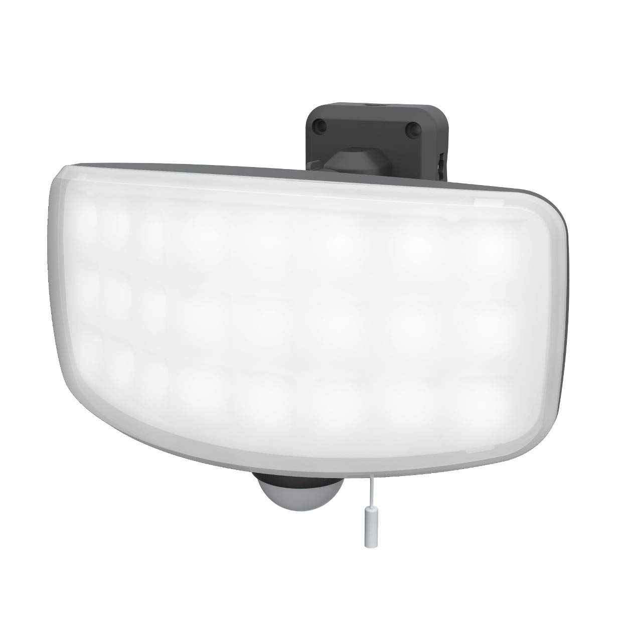 

Musashi Sensor Light Gray Body Width x Depth x Height 27W Wide Free Arm Type LED Sensor Light Size 20.4 15.1 14.5cm LED-AC1027 сірий колір