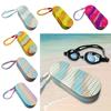 With Zipper Swimming Goggles Storage Box Mesh Ventilation Large Capacity Swim Goggle Case Drain Hole Waterproof