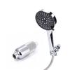 High Pressure Shower Filter with Stainless Steel Mesh 99percent  Removal of Water Contaminants Fluoride Heavy Metals