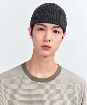 Knit Watch Cap [Dark Gray]