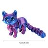 3D Printed Cats, 3D Animals for Stress Relief, Desktop Decorations Suitable for Office Workers, and Small Ornaments for Adults