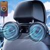 Car Fan, Twin Fan, 2024 New Design, USB Charging Port, 5 Inches, Rear Front
