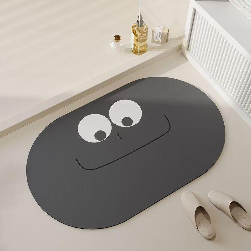 Bathroom absorbent diatom mud toilet  doormat toilet toilet floor mat toilet carpet
